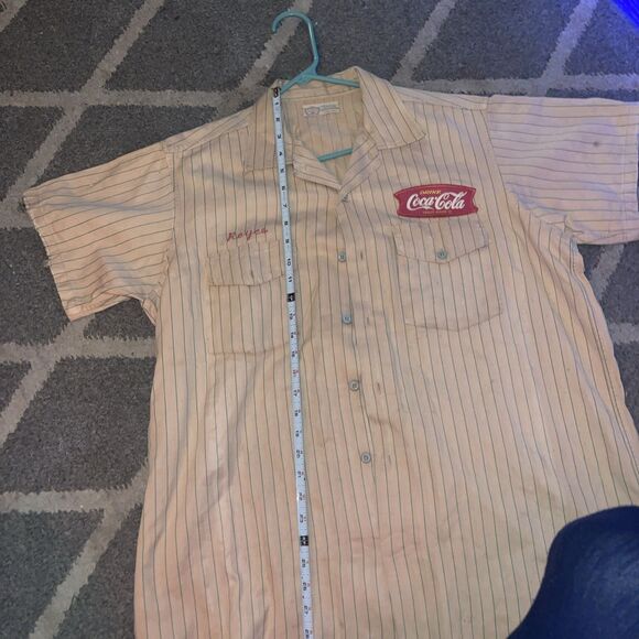 1950s Riverside Masterbilt Coca Cola Size 16 L 16 1/2 Work Shirt Vtg - Royce - - Picture 14 of 14